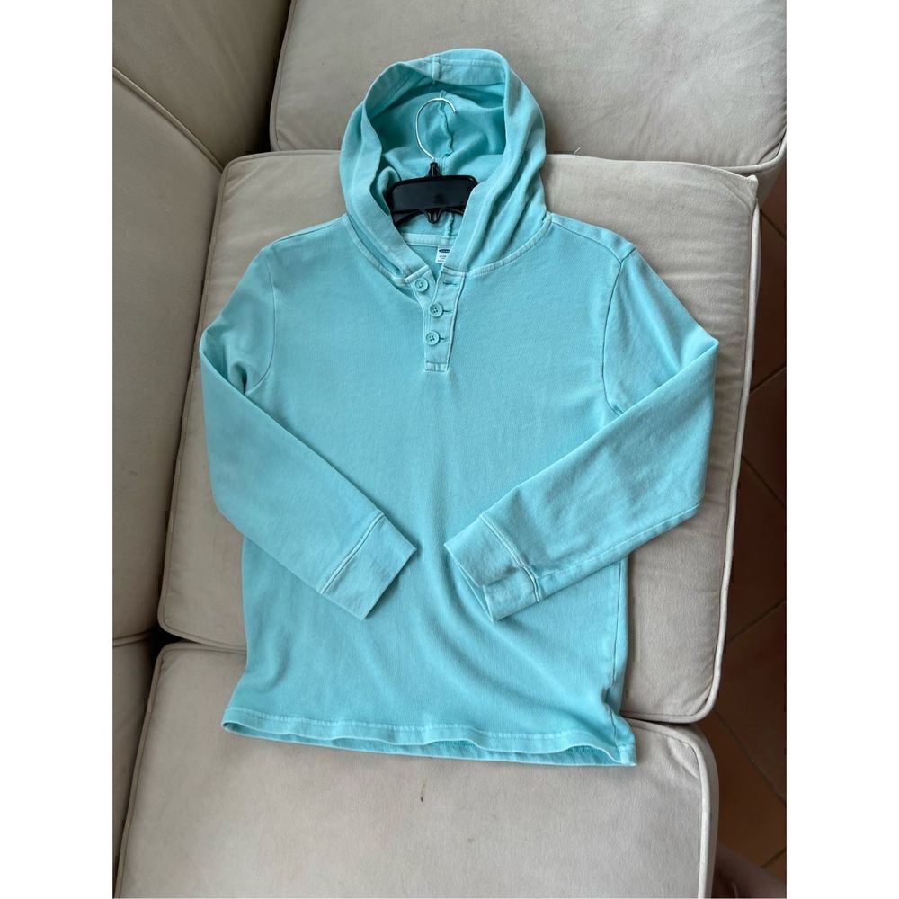 Old Navy hoodie shirt, blue, boys Large 10-12,